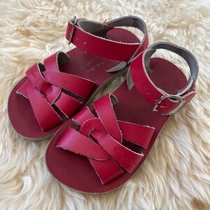 Sun San Saltwater Sandals Red  Baby/Toddler Girls Unisex Size 7